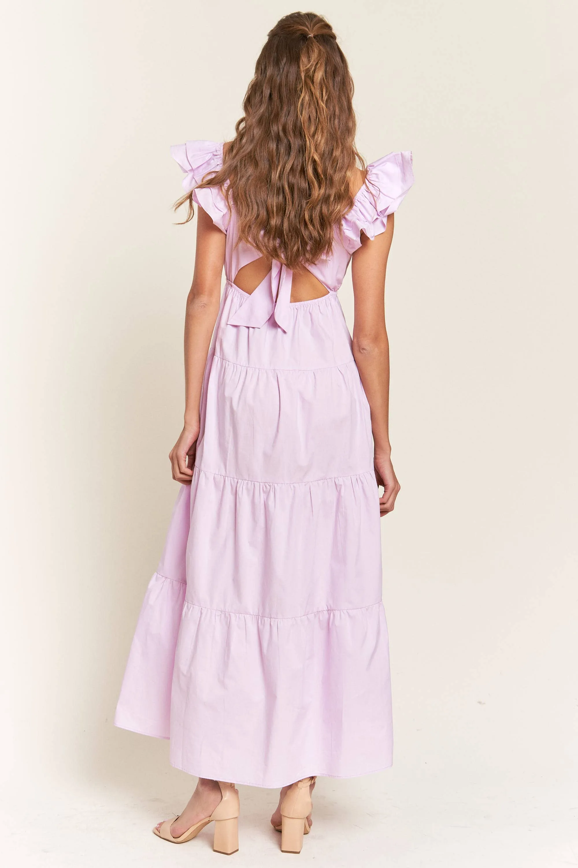 Boho Spring Midi Dress