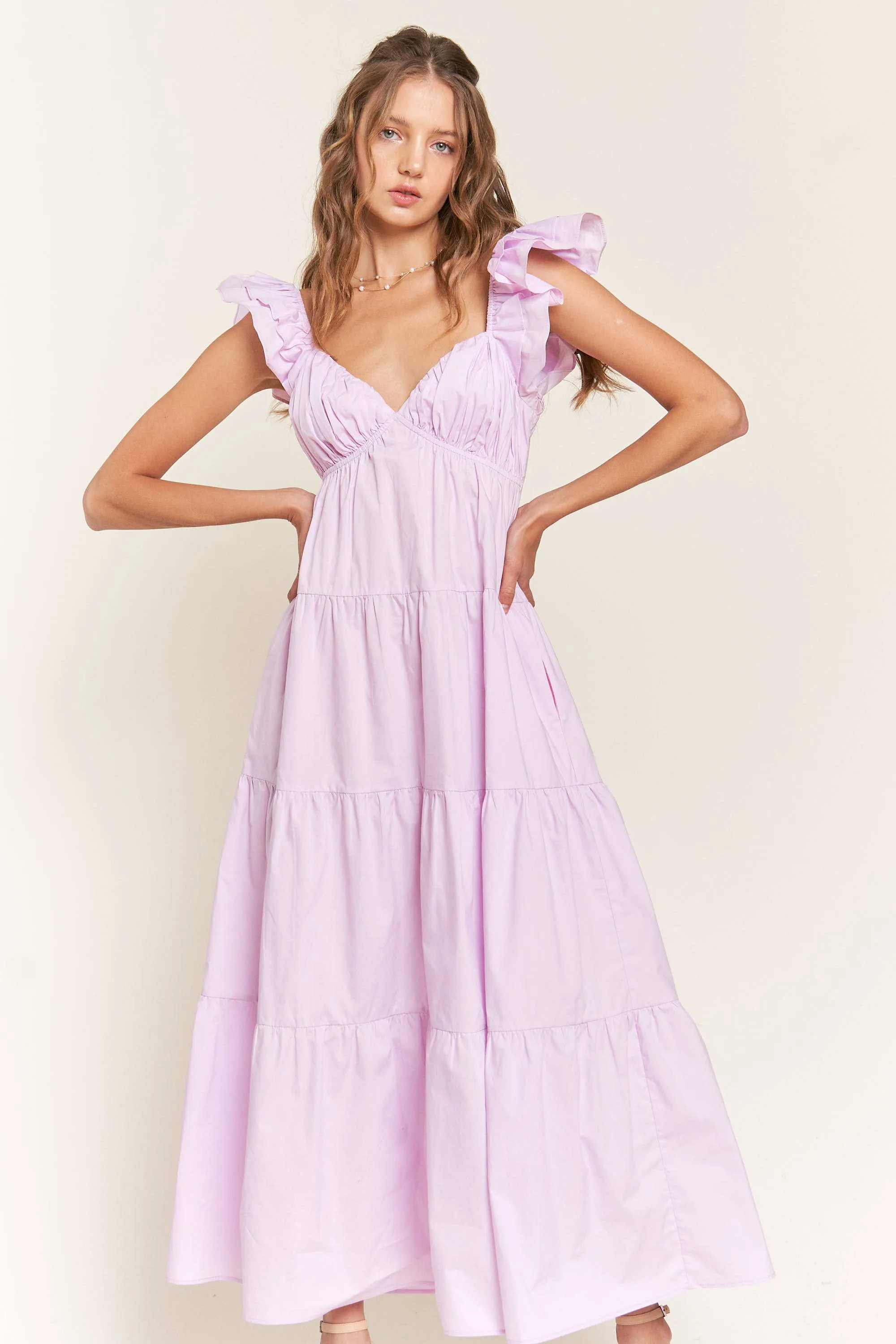 Boho Spring Midi Dress