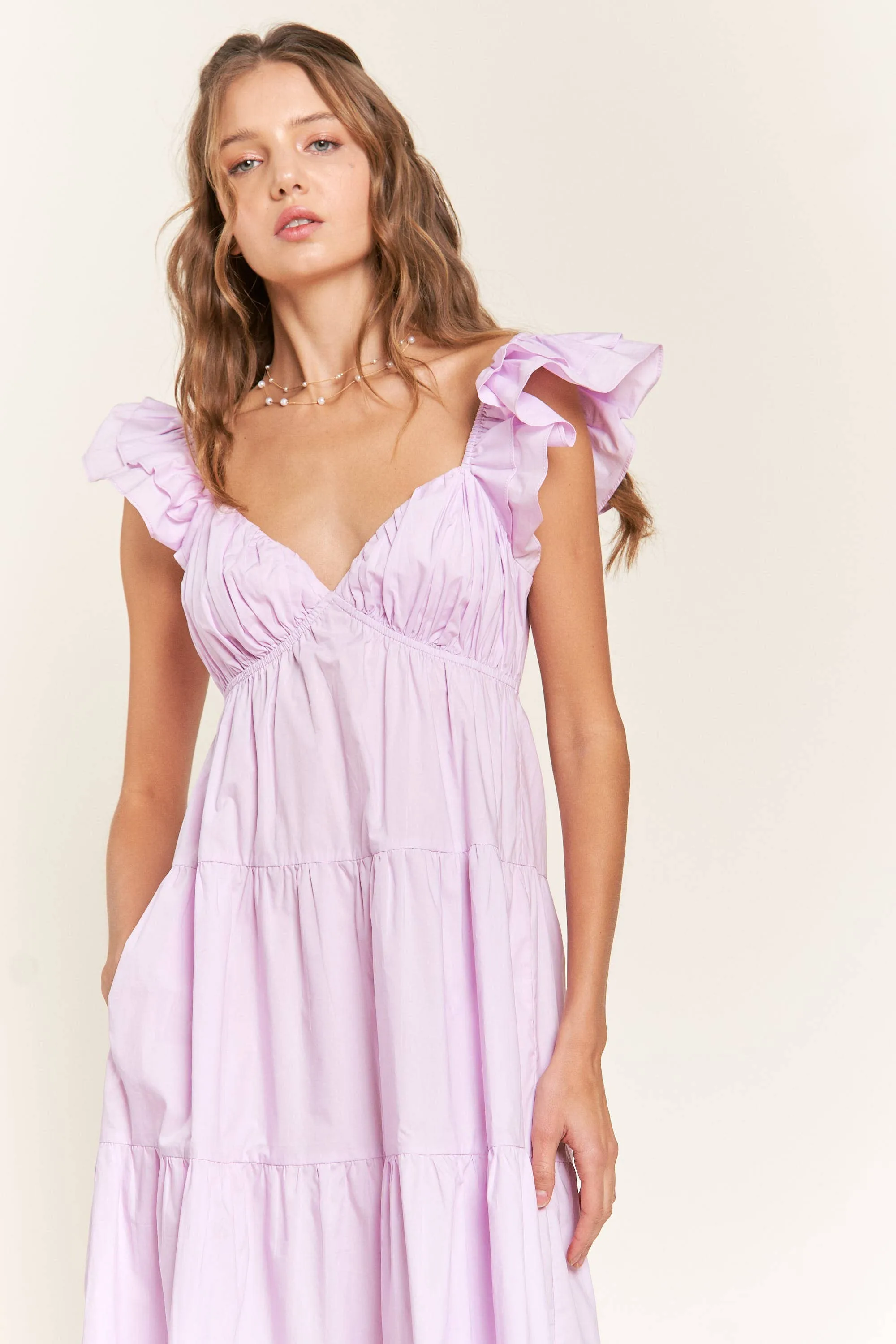 Boho Spring Midi Dress