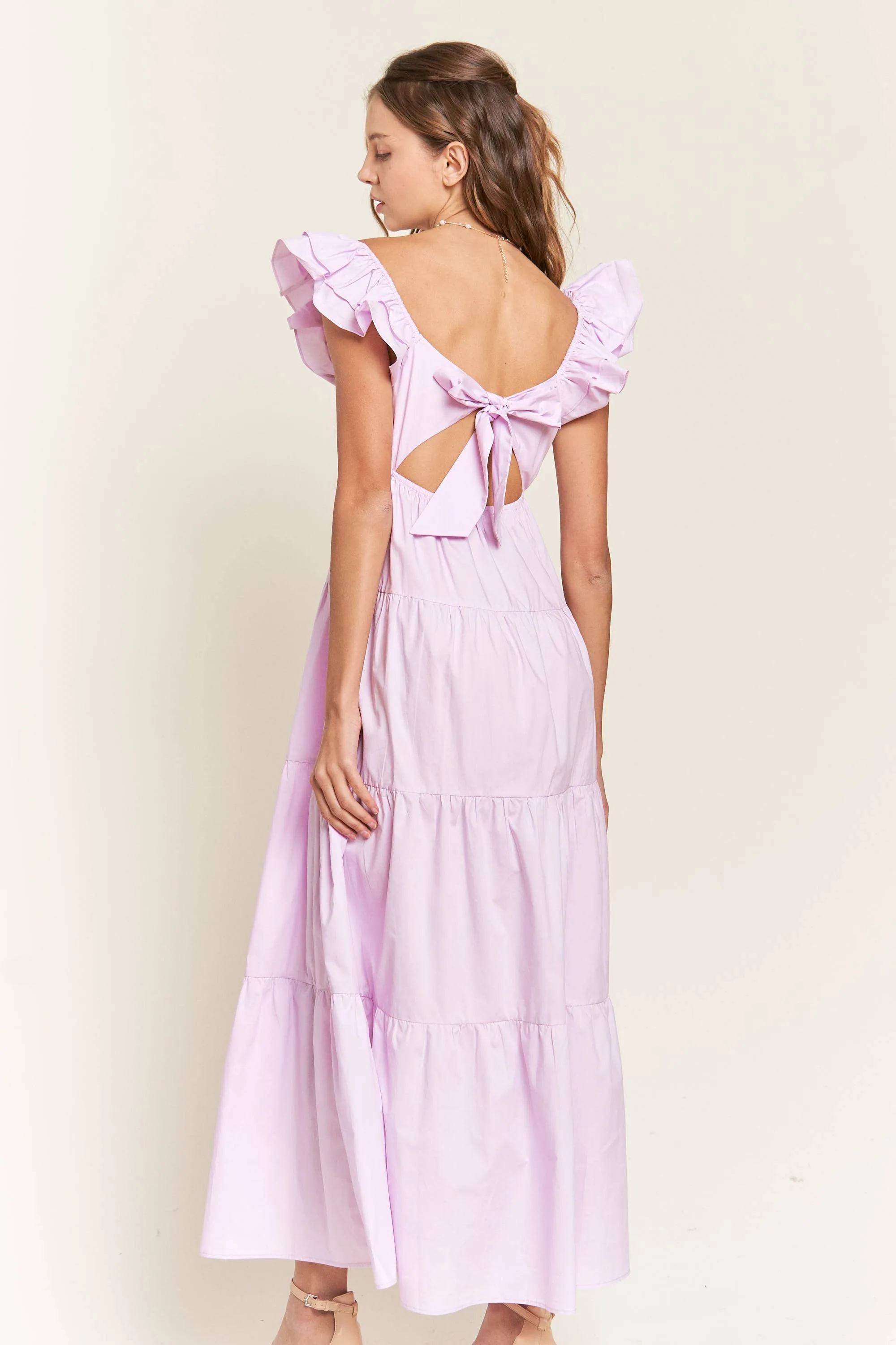 Boho Spring Midi Dress