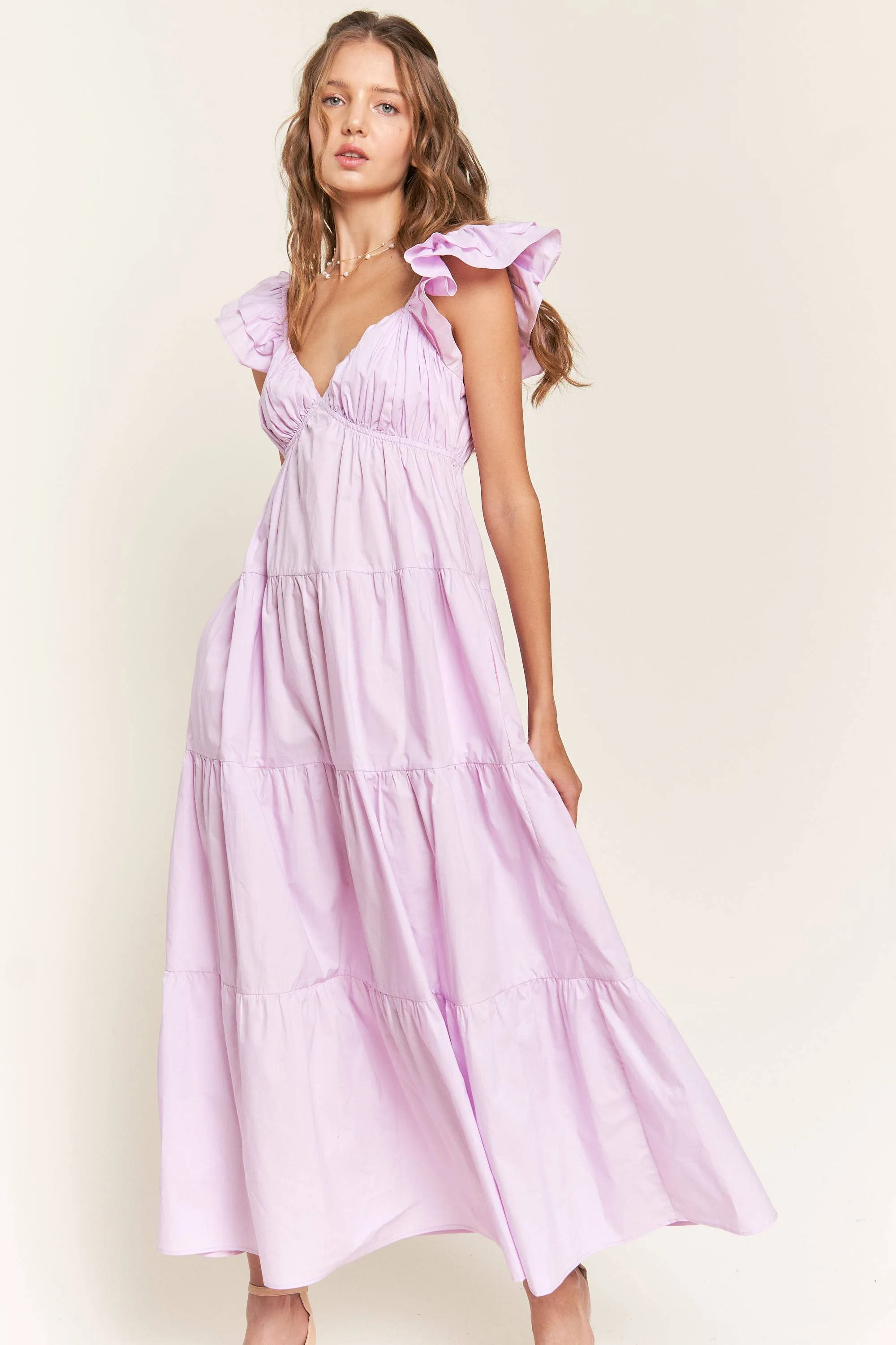 Boho Spring Midi Dress