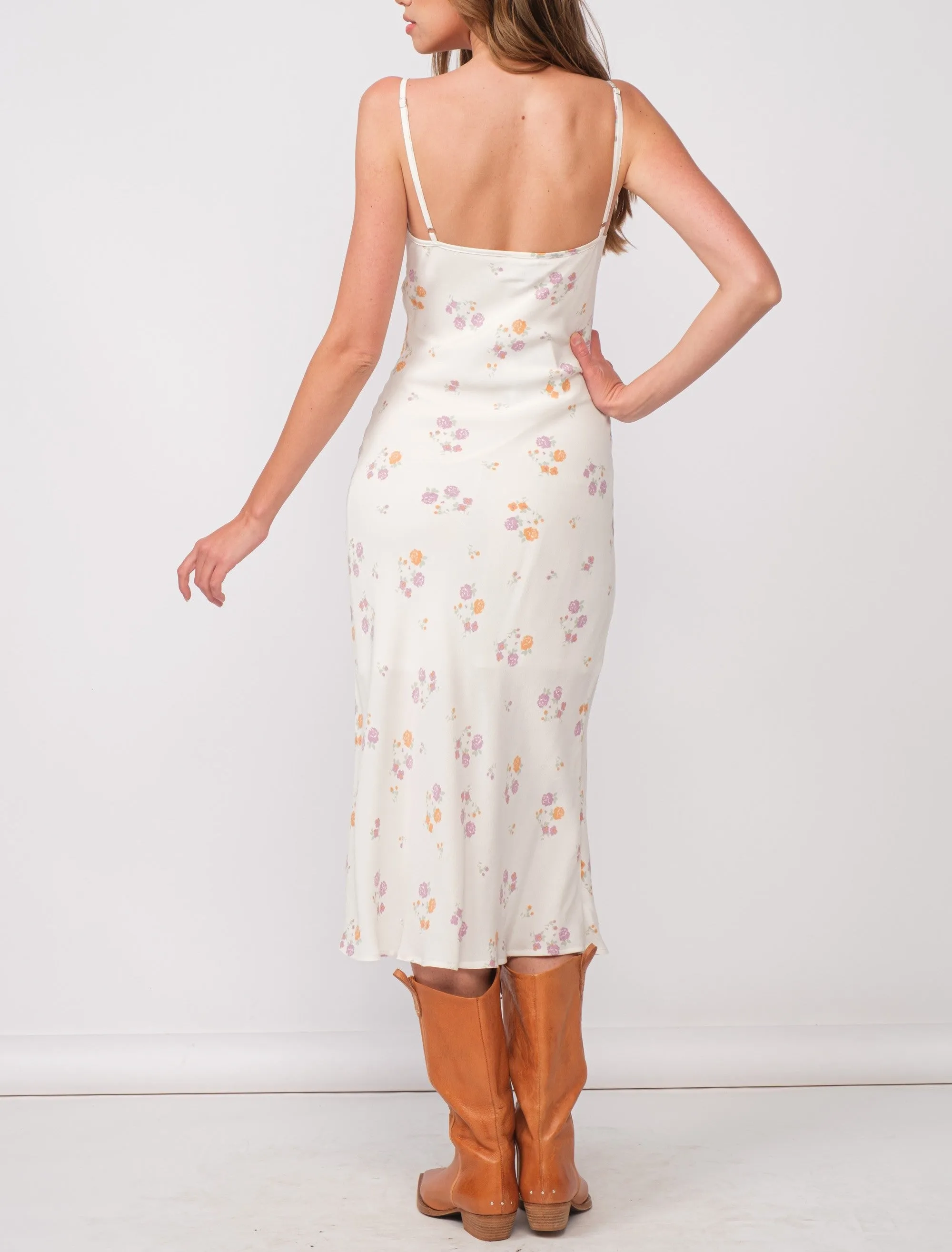 Floral Slip Midi Dress