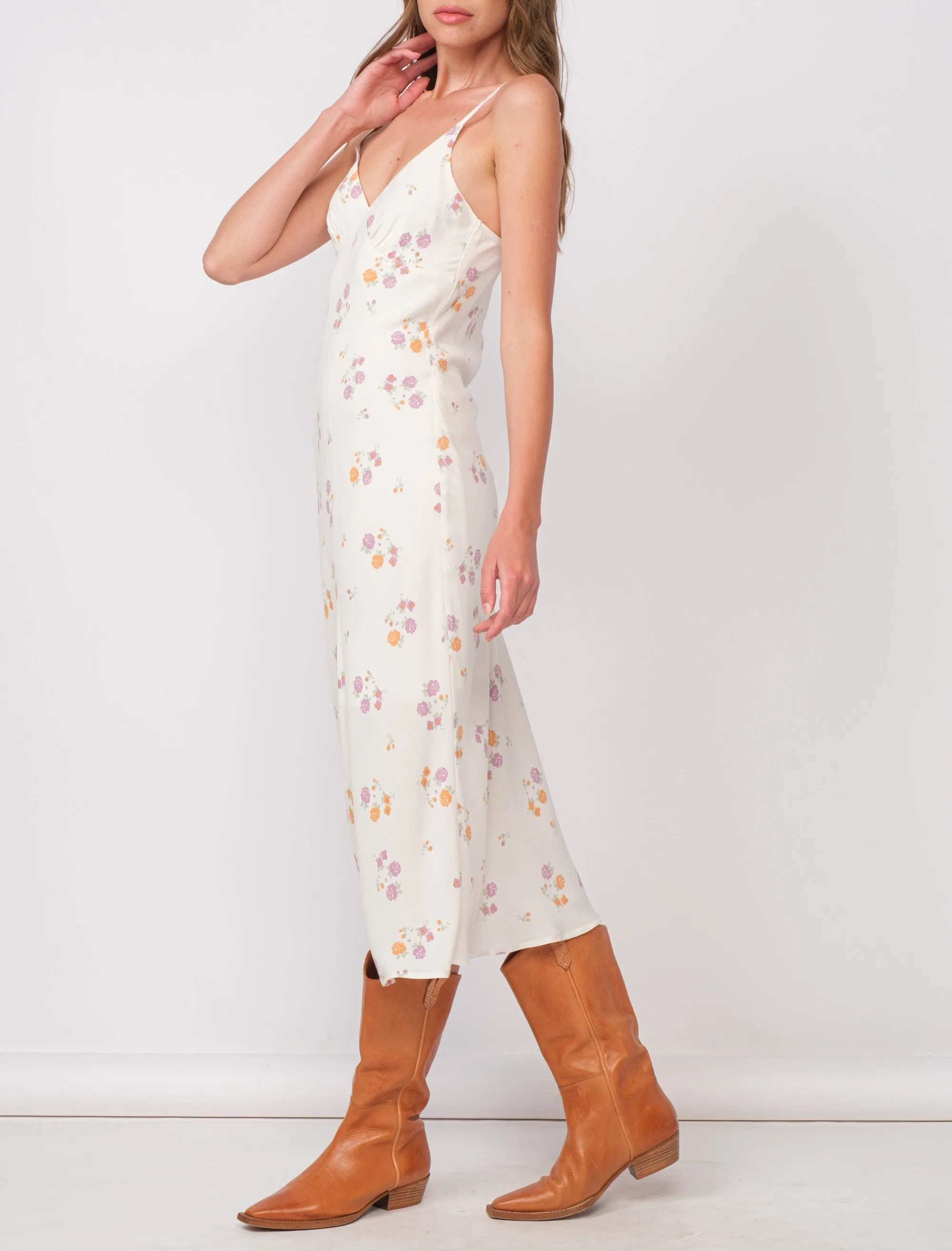 Floral Slip Midi Dress