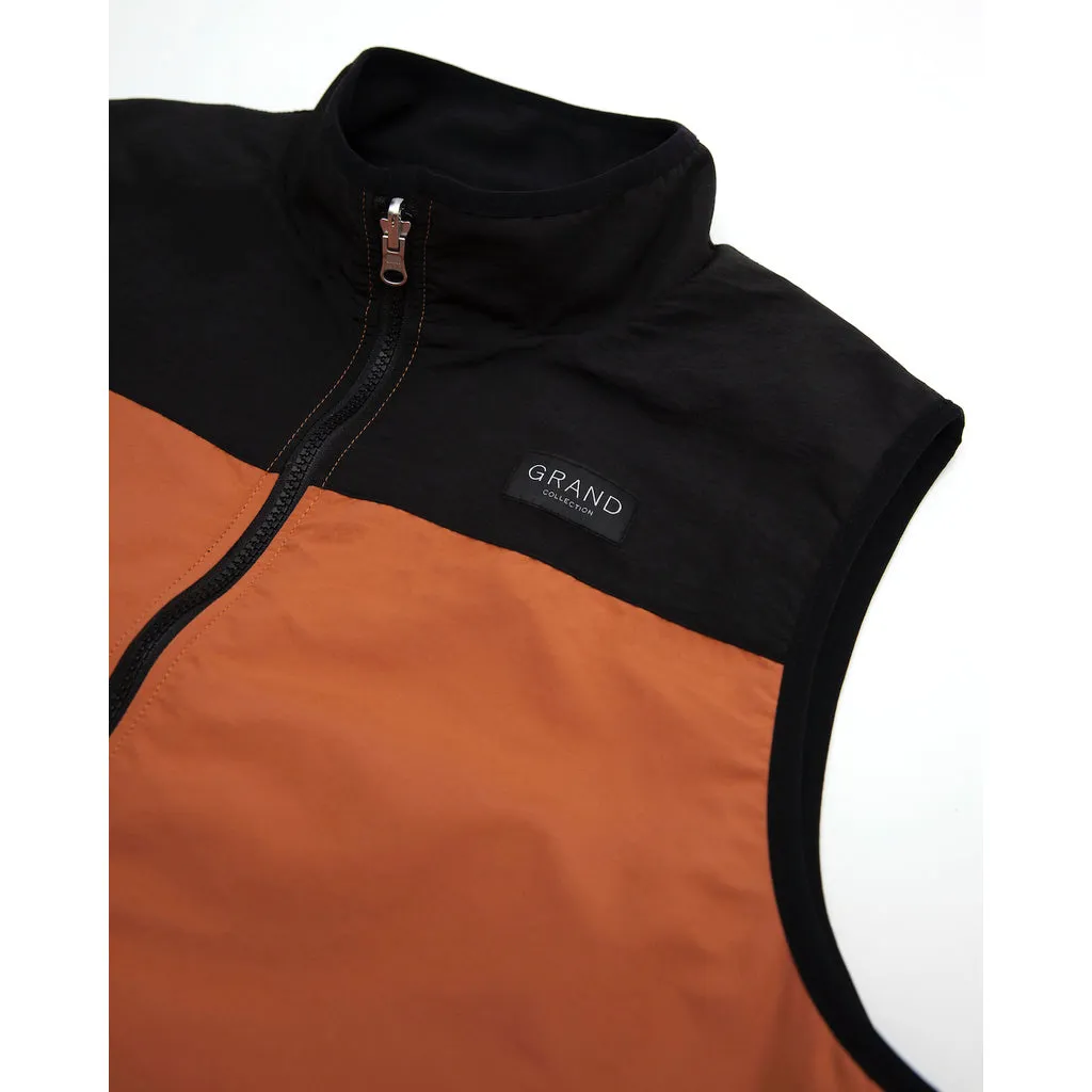Grand Collection Reversible Vest Black/Rust