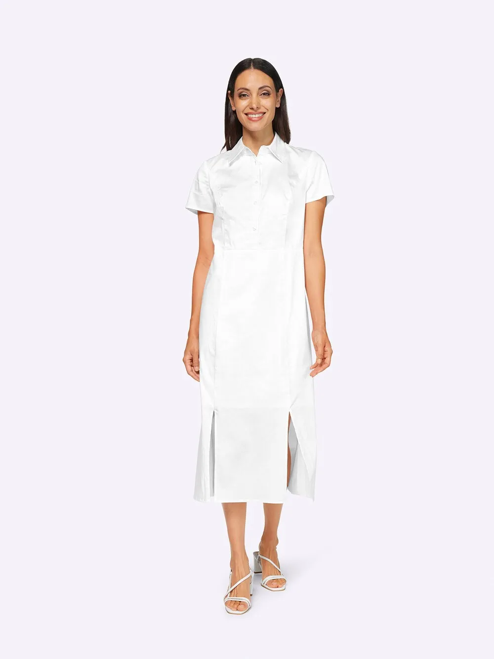 Heine shirt-dress, eggshell