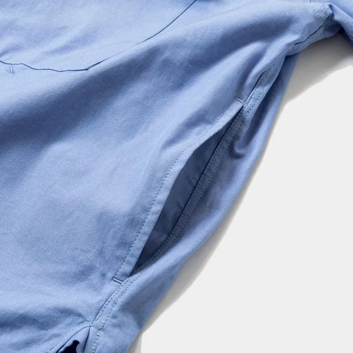 MEANSWHILE UNIFORM POPLIN OFFICER 'S SH-BLUE