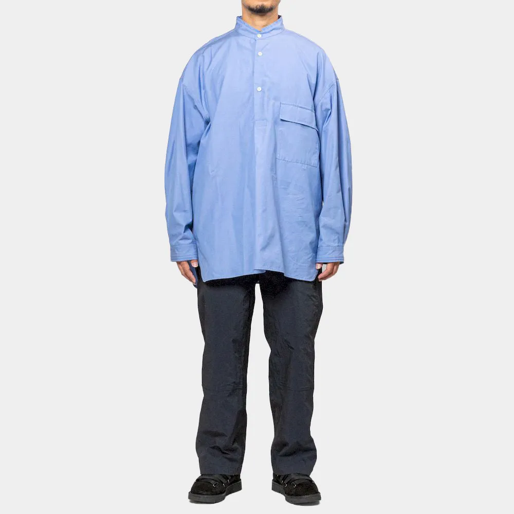 MEANSWHILE UNIFORM POPLIN OFFICER 'S SH-BLUE