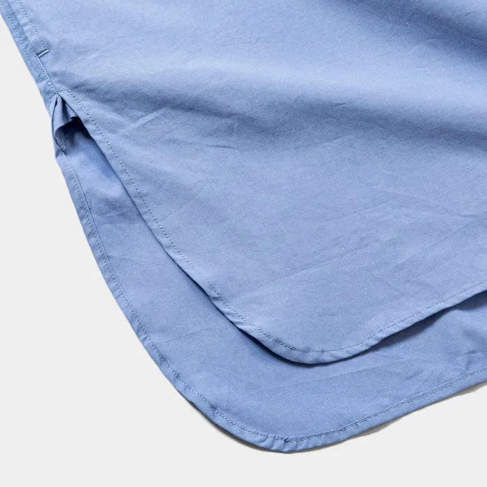MEANSWHILE UNIFORM POPLIN OFFICER 'S SH-BLUE
