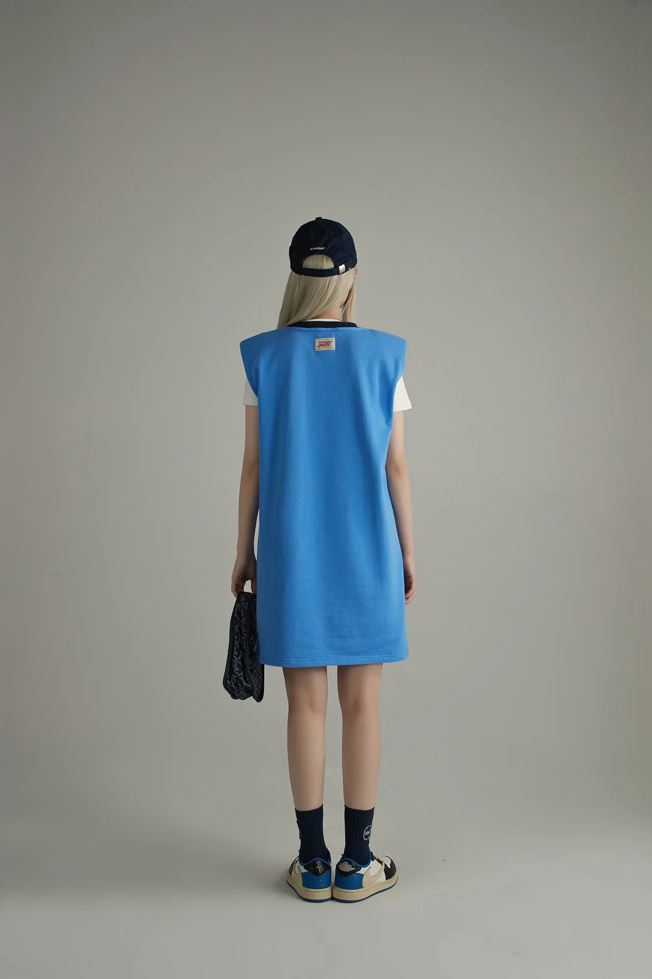 Noe Center Logo Sleeveless T-Shirt Dress