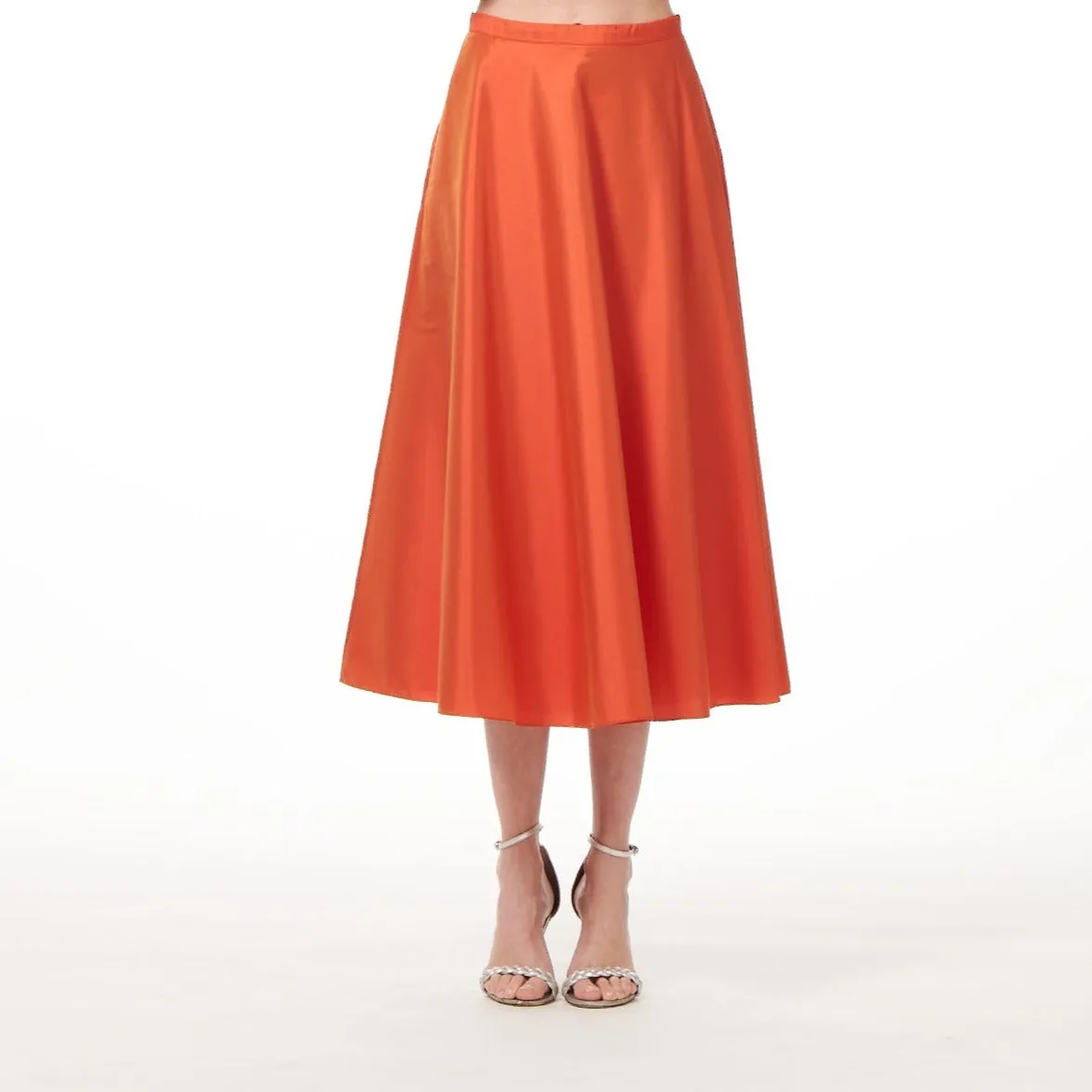 PAPRIKA A-LINE MIDI SKIRT