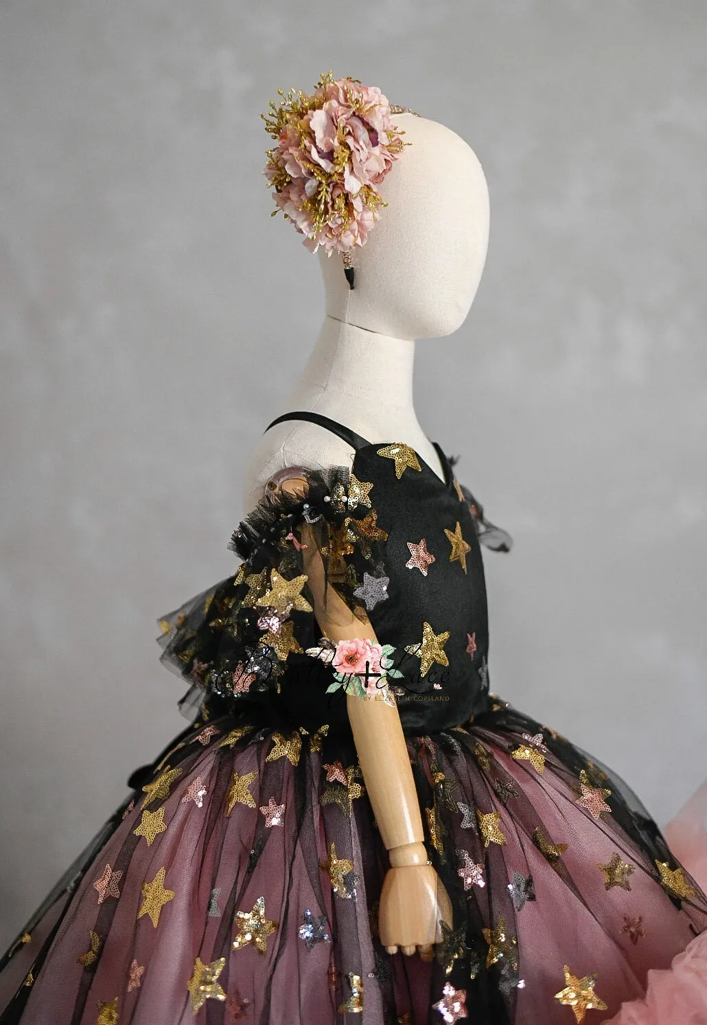 "Dazzling Magic"  High Low Dress ( 6 Year - Petite 7 Year)