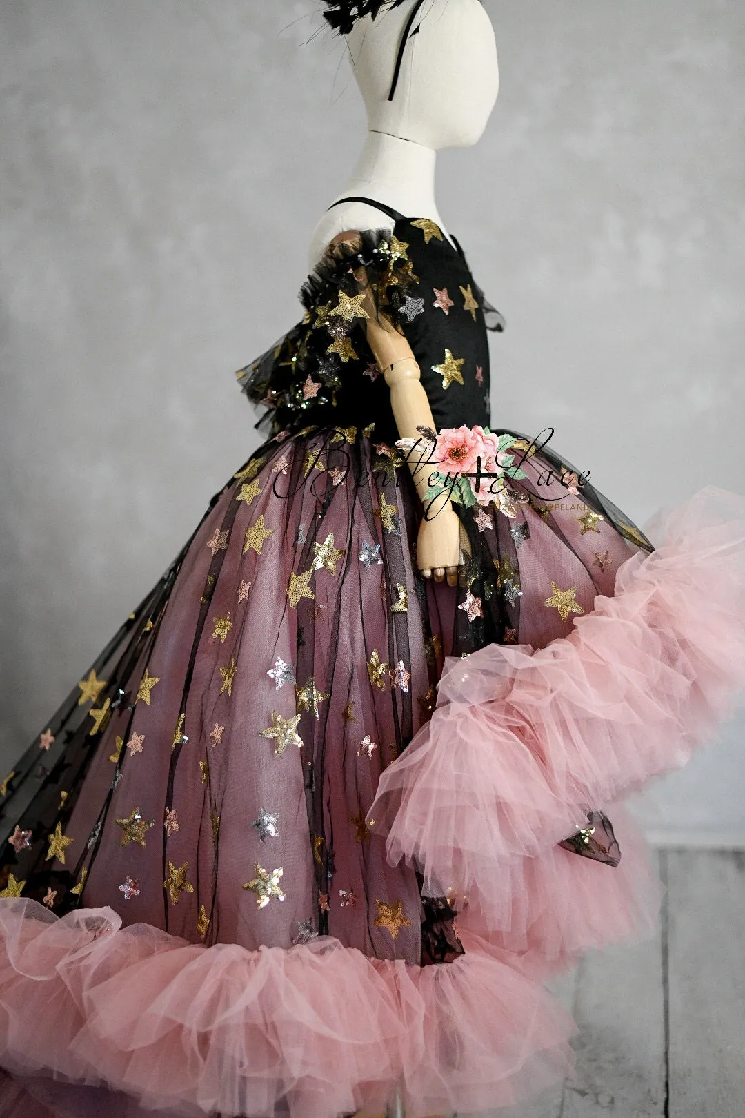 "Dazzling Magic"  High Low Dress ( 6 Year - Petite 7 Year)
