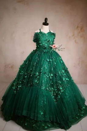 "Sadie"  -Floor Long - Custom colors available- Editorial Dress, Couture Gown, Special Occasion Dress
