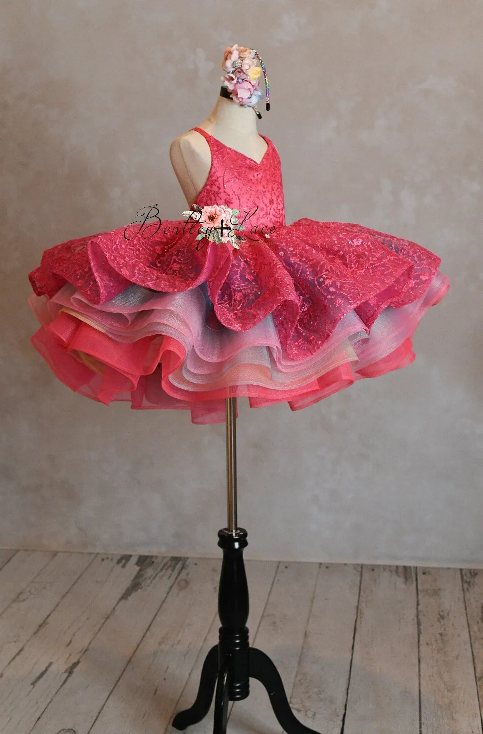 "Somewhere over the rainbow"  - Editorial Dress, Couture Gown, Special Occasion Dress