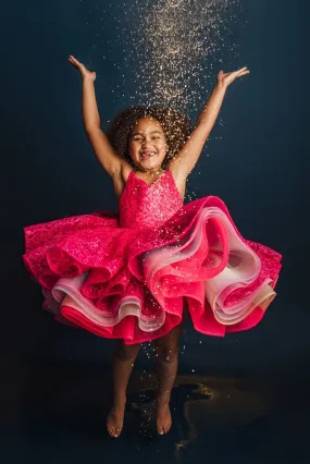 "Somewhere over the rainbow"  - Editorial Dress, Couture Gown, Special Occasion Dress