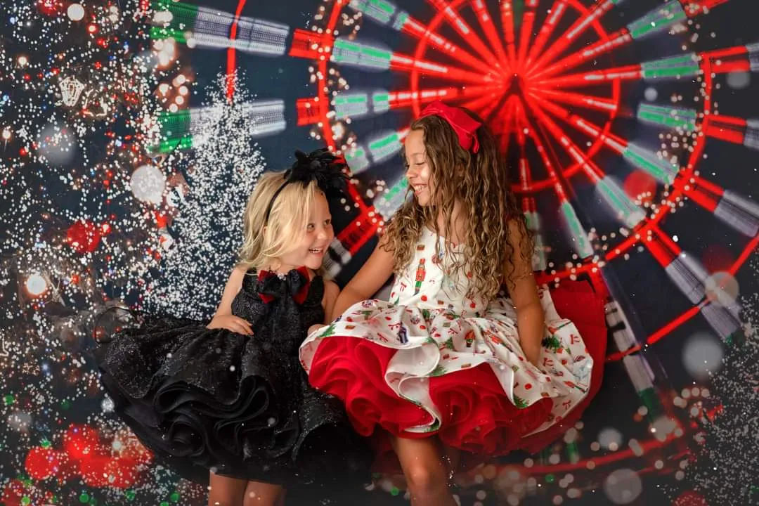 Retired rental  euc Baby couture rental dress: "Nutcracker Dreams" -Petal Length Dress ( 4 Year - Petite 5 Year)